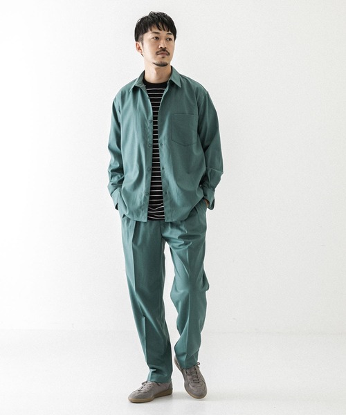 URBAN RESEARCH(アーバンリサーチ)の「WASHABLEウールレギュラーシャツ(シャツ/ブラウス・メンズ・グリーン/チャコールグレー/バーガンディー・SMALL/MEDIUM/LARGE)」の10枚目の写真