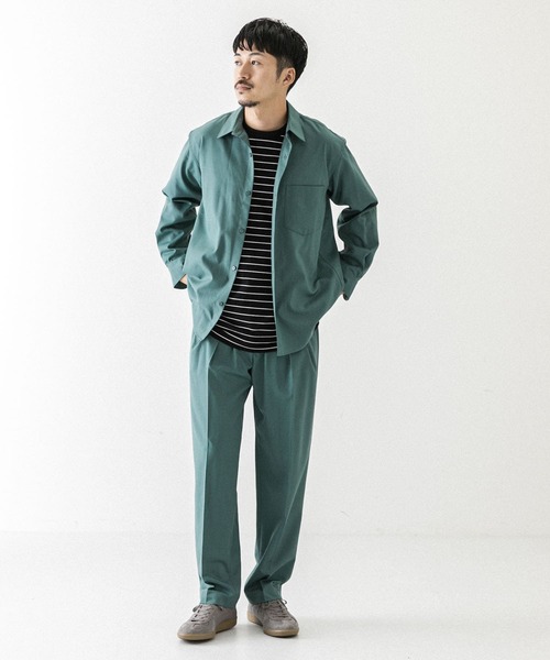 URBAN RESEARCH(アーバンリサーチ)の「WASHABLEウールレギュラーシャツ(シャツ/ブラウス・メンズ・グリーン/チャコールグレー/バーガンディー・SMALL/MEDIUM/LARGE)」の7枚目の写真