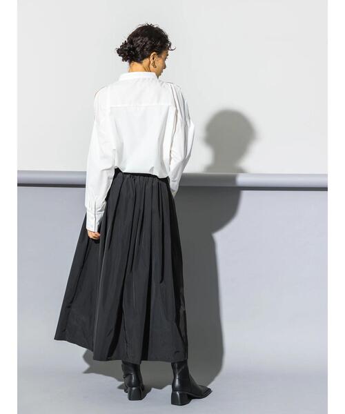 koe(コエ)の「スクエアテゥブーツ*(ブーツ・レディース・ブラック/オフホワイト・S/M/L)」の12枚目の写真