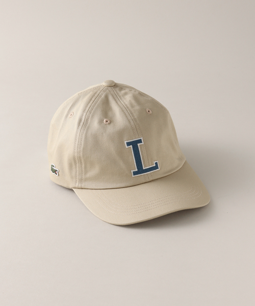 LACOSTE（ラコステ）の「【LACOSTE / ラコステ】 Lシシュウ6ホウキャップ（キャップ・メンズ・ブラック/ベージュ/ネイビー/カーキ・FREE）」の2枚目の写真