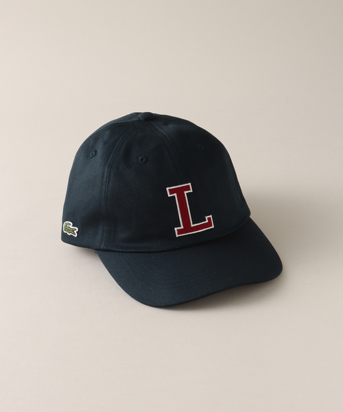 LACOSTE（ラコステ）の「【LACOSTE / ラコステ】 Lシシュウ6ホウキャップ（キャップ・メンズ・ブラック/ベージュ/ネイビー/カーキ・FREE）」の4枚目の写真