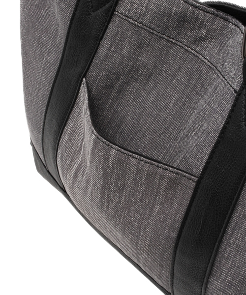 VENCEEXCHANGE（ヴァンスエクスチェンジ）の「カラーデニムトート                 （トートバッグ・メンズ・グレー/レッド/ブルー・FREE）」の8枚目の写真