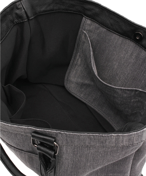 VENCEEXCHANGE（ヴァンスエクスチェンジ）の「カラーデニムトート                 （トートバッグ・メンズ・グレー/レッド/ブルー・FREE）」の9枚目の写真