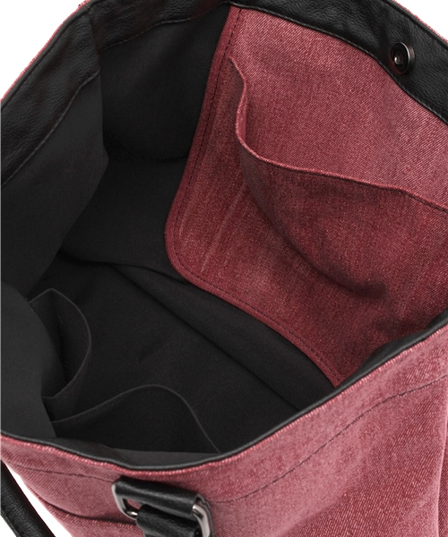 VENCEEXCHANGE（ヴァンスエクスチェンジ）の「カラーデニムトート                 （トートバッグ・メンズ・グレー/レッド/ブルー・FREE）」の11枚目の写真