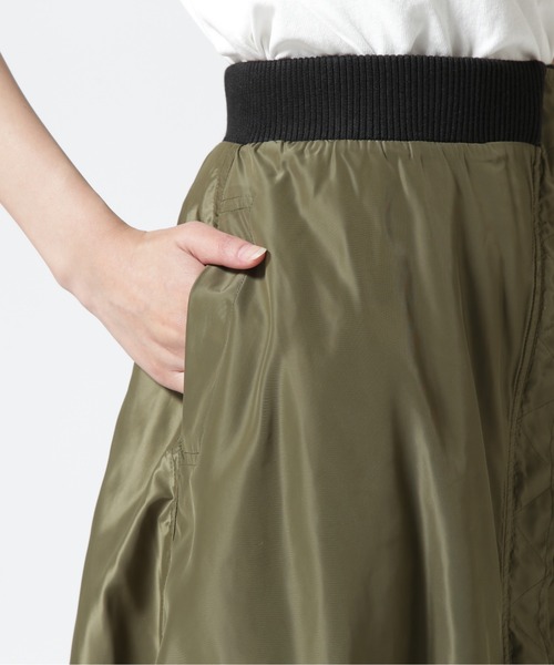 Risley（リズレー）の「Risley/リズレー/オレンジキルトリバーシブルスカート（スカート・レディース・ブラック/カーキ・F）」の12枚目の写真