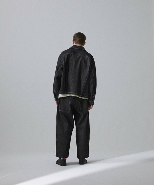 Iroquois(イロコイ)の「14oz VINTAGE DENIM JK(デニムジャケット・メンズ・インディゴブルー/ブラック・2/3/1)」の11枚目の写真