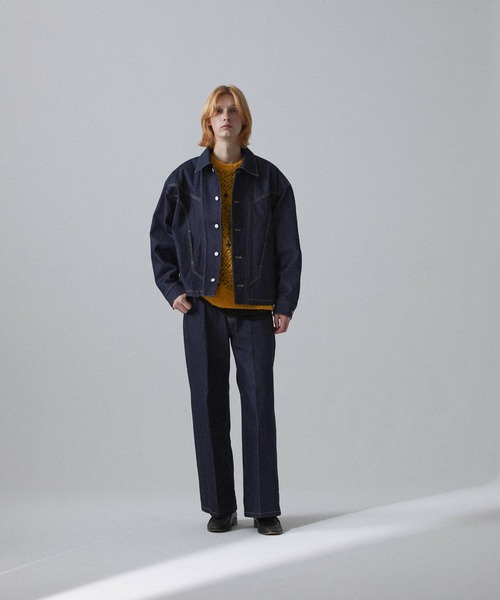 Iroquois(イロコイ)の「14oz VINTAGE DENIM JK(デニムジャケット・メンズ・インディゴブルー/ブラック・2/3/1)」の14枚目の写真