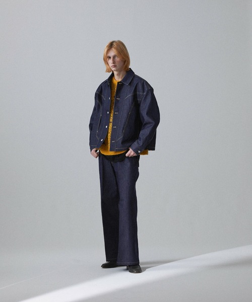 Iroquois(イロコイ)の「14oz VINTAGE DENIM JK(デニムジャケット・メンズ・インディゴブルー/ブラック・2/3/1)」の15枚目の写真