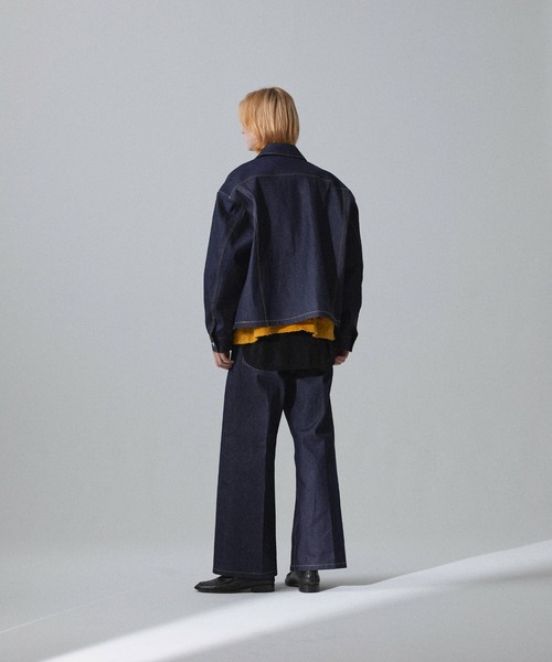 Iroquois(イロコイ)の「14oz VINTAGE DENIM JK(デニムジャケット・メンズ・インディゴブルー/ブラック・2/3/1)」の16枚目の写真