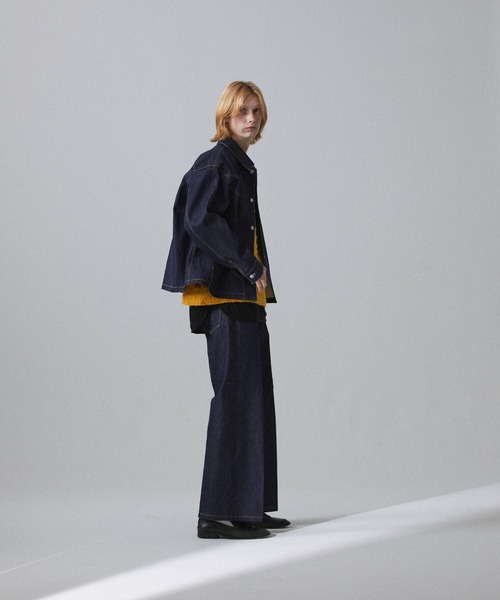 Iroquois(イロコイ)の「14oz VINTAGE DENIM JK(デニムジャケット・メンズ・インディゴブルー/ブラック・2/3/1)」の17枚目の写真