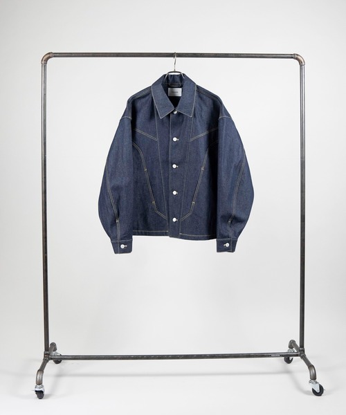 Iroquois(イロコイ)の「14oz VINTAGE DENIM JK(デニムジャケット・メンズ・インディゴブルー/ブラック・2/3/1)」の19枚目の写真