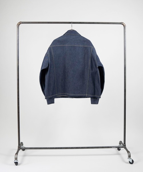 Iroquois(イロコイ)の「14oz VINTAGE DENIM JK(デニムジャケット・メンズ・インディゴブルー/ブラック・2/3/1)」の20枚目の写真