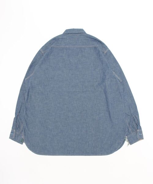 GYPSY&SONS（ジプシーアンドサンズ）の「SHAMBLAY LETTERD SHIRTS（シャツ/ブラウス・メンズ・ブルー・LARGE/MEDIUM）」の2枚目の写真