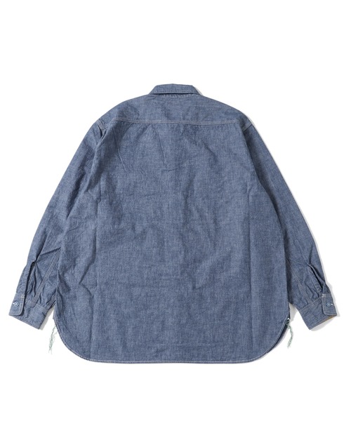 GYPSY&SONS（ジプシーアンドサンズ）の「SHAMBLAY LETTERD SHIRTS（シャツ/ブラウス・メンズ・ブルー・LARGE/MEDIUM）」の6枚目の写真