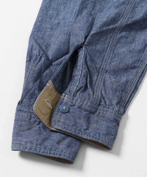 GYPSY&SONS（ジプシーアンドサンズ）の「SHAMBLAY LETTERD SHIRTS（シャツ/ブラウス・メンズ・ブルー・LARGE/MEDIUM）」の11枚目の写真
