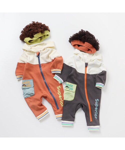 BREEZE（ブリーズ）の「モジャニット帽（ハット・キッズ・ブラウン/ブラック・46）」の3枚目の写真