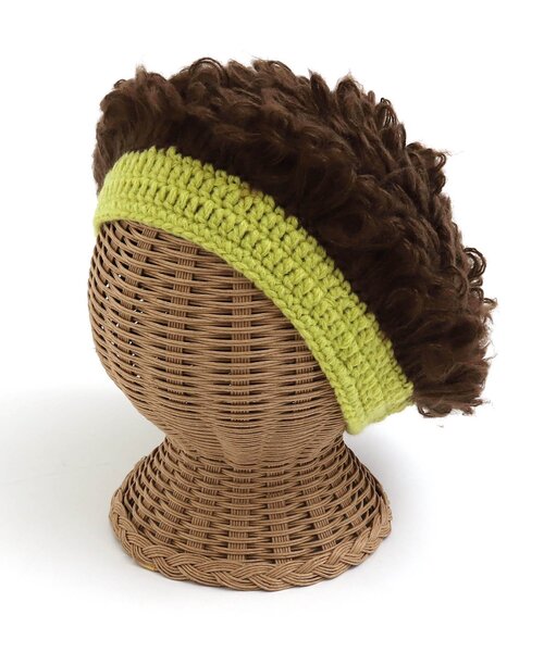 BREEZE（ブリーズ）の「モジャニット帽（ハット・キッズ・ブラウン/ブラック・46）」の9枚目の写真