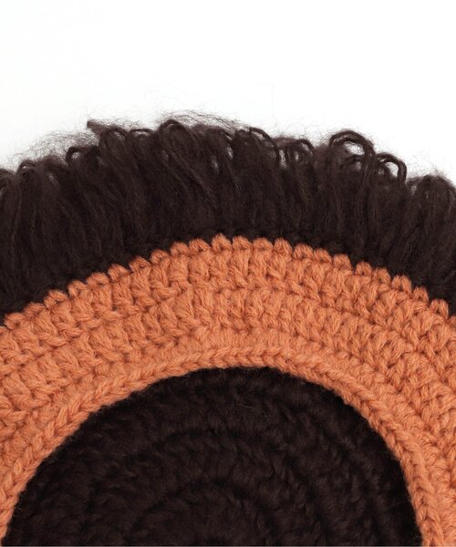 BREEZE（ブリーズ）の「モジャニット帽（ハット・キッズ・ブラウン/ブラック・46）」の11枚目の写真