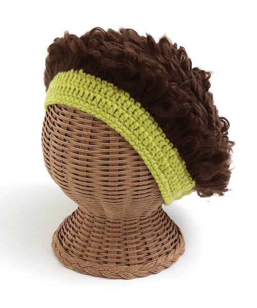 BREEZE（ブリーズ）の「モジャニット帽（ハット・キッズ・ブラウン/ブラック・46）」の12枚目の写真