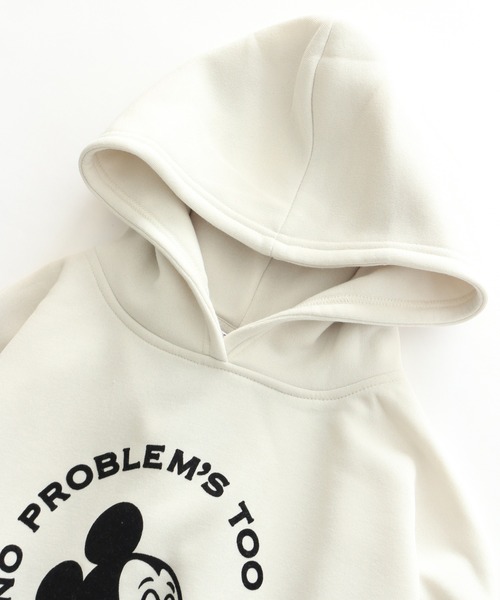 Disney（ディズニー）の「【Disney/ディズニー】裏起毛ワイドプルオーバーパーカー（パーカー・レディース・グレー/ワイン/ライム/モカ・M/L）」の10枚目の写真