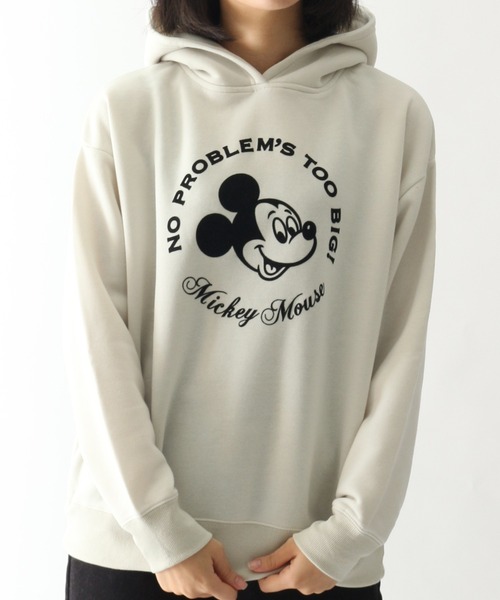 Disney（ディズニー）の「【Disney/ディズニー】裏起毛ワイドプルオーバーパーカー（パーカー・レディース・グレー/ワイン/ライム/モカ・M/L）」の19枚目の写真