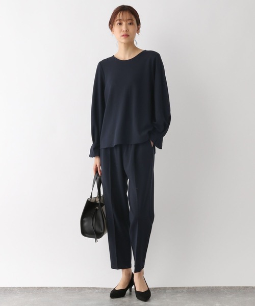 GLOBAL WORK（グローバルワーク）の「あったかブラウス＋パンツ