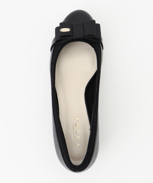TOCCA(トッカ)の「GROSGRAIN RIBBON PUMPS パンプス(パンプス・レディース・ピンク系/ブラック系・36/37/38/35)」の4枚目の写真