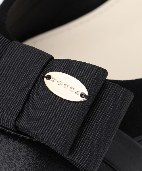 TOCCA(トッカ)の「GROSGRAIN RIBBON PUMPS パンプス(パンプス・レディース・ピンク系/ブラック系・36/37/38/35)」の3枚目の写真