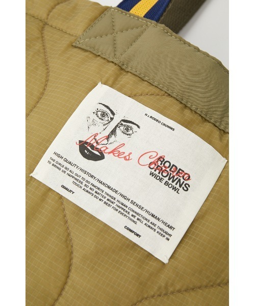 RODEO CROWNS WIDE BOWL（ロデオクラウンズワイドボウル）の「H×R キルティングコンビBAG（ショルダーバッグ・レディース・オレンジ系その他/グリーン系その他2/ブラック系その他・FREE）」の15枚目の写真