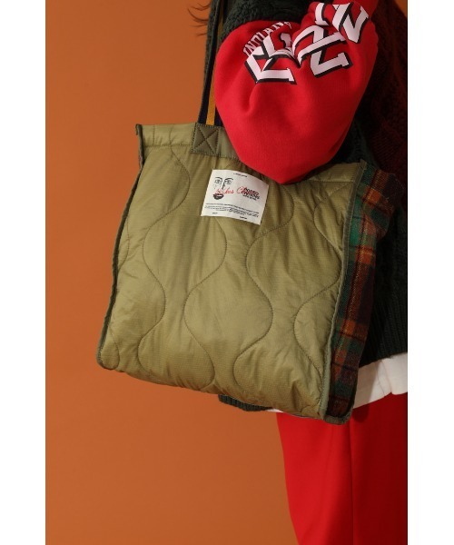 RODEO CROWNS WIDE BOWL（ロデオクラウンズワイドボウル）の「H×R キルティングコンビBAG（ショルダーバッグ・レディース・オレンジ系その他/グリーン系その他2/ブラック系その他・FREE）」の19枚目の写真