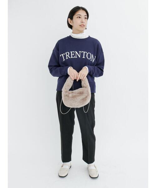 Lugnoncure(ルノンキュール)の「タートルネックトップス(Tシャツ/カットソー・レディース・ブラック/オフホワイト/グリーン・フリ-)」の8枚目の写真