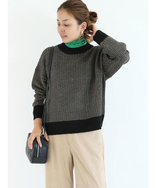 Lugnoncure(ルノンキュール)の「タートルネックトップス(Tシャツ/カットソー・レディース・ブラック/オフホワイト/グリーン・フリ-)」の9枚目の写真