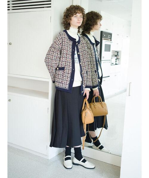 Lugnoncure(ルノンキュール)の「タートルネックトップス(Tシャツ/カットソー・レディース・ブラック/オフホワイト/グリーン・フリ-)」の10枚目の写真