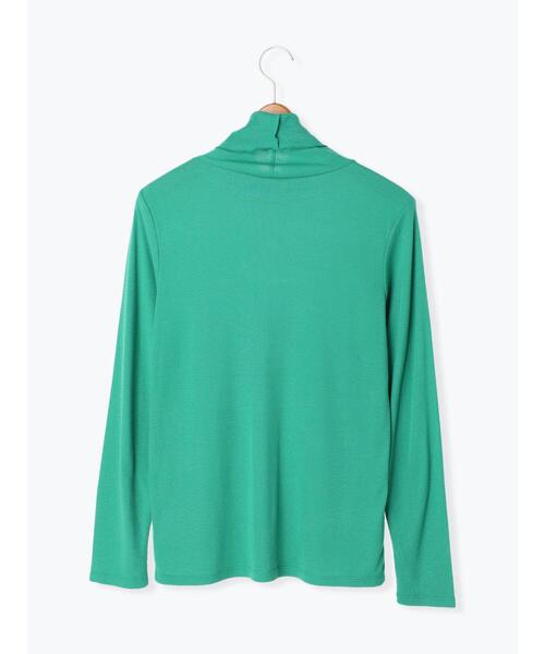 Lugnoncure(ルノンキュール)の「タートルネックトップス(Tシャツ/カットソー・レディース・ブラック/オフホワイト/グリーン・フリ-)」の15枚目の写真