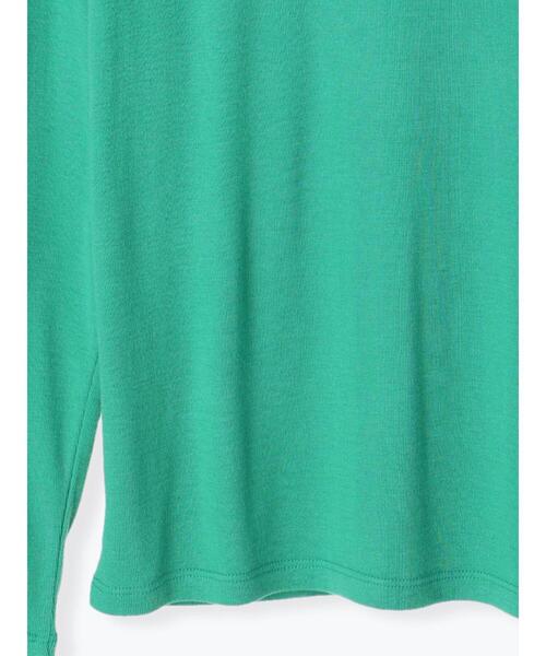 Lugnoncure(ルノンキュール)の「タートルネックトップス(Tシャツ/カットソー・レディース・ブラック/オフホワイト/グリーン・フリ-)」の18枚目の写真