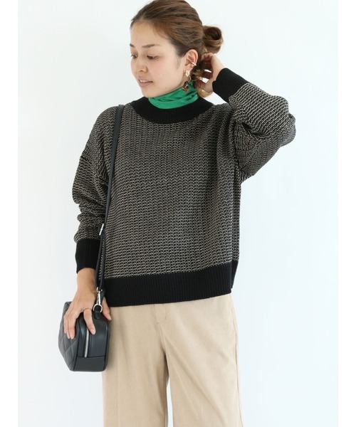 Lugnoncure(ルノンキュール)の「タートルネックトップス(Tシャツ/カットソー・レディース・ブラック/オフホワイト/グリーン・フリ-)」の22枚目の写真