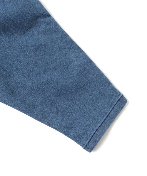BREEZE（ブリーズ）の「デニムタックワイドパンツ 9分丈（その他パンツ・キッズ・ネイビー/ブルー・130/110/120/100/140/90/150）」の8枚目の写真