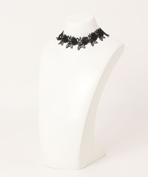 GGD SELECT(ジージーディー セレクト)の「レースチョーカー(チョーカー・レディース・ブラック/ホワイト・FREE)」の4枚目の写真