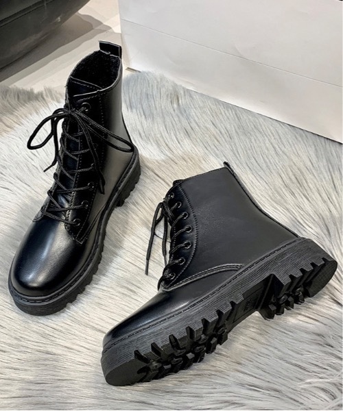 Burner(バーナー)の「【OKUOKU 0909】 レースアップブーツ oku-shoes-687589105857-2085(ブーツ・レディース・A・38/40/37/39/36)」の4枚目の写真