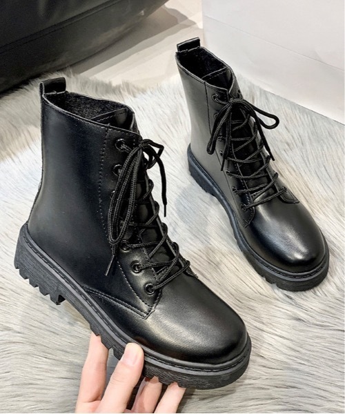 Burner(バーナー)の「【OKUOKU 0909】 レースアップブーツ oku-shoes-687589105857-2085(ブーツ・レディース・A・38/40/37/39/36)」の5枚目の写真