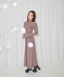 ANDGEEBEE | ニットカーデワンピセット(ワンピース)