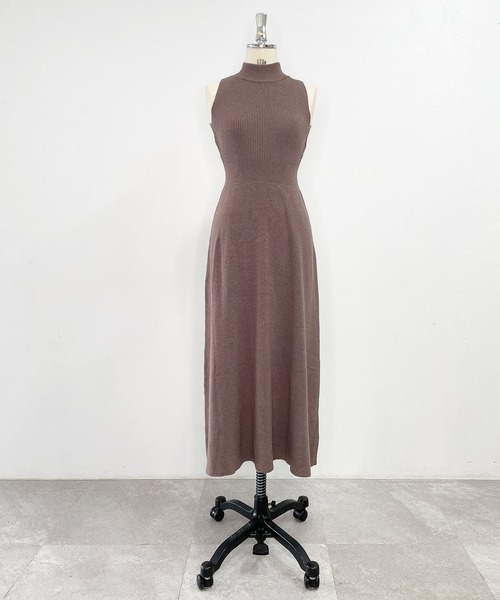 ANDGEEBEE（アンジービー）の「ニットカーデワンピセット（ワンピース・レディース・ブラック/ブラウン・MEDIUM）」の21枚目の写真