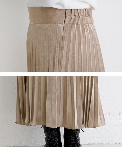 グロッシープリーツスカート（スカート）｜Isn't She?（イズントシー