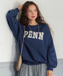 coca（coca） | ボリューム袖プリントスウェット(スウェット)