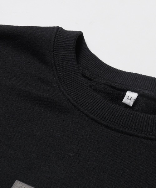 coca（coca）（コカ）の「ボリューム袖プリントスウェット（スウェット・レディース・チャコール/グレイッシュベージュ/ブラック/ブルー・M/L）」の22枚目の写真