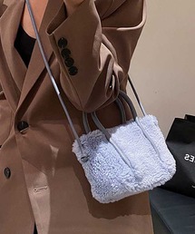 ふわふわボア2WAYミニショルダーバッグ