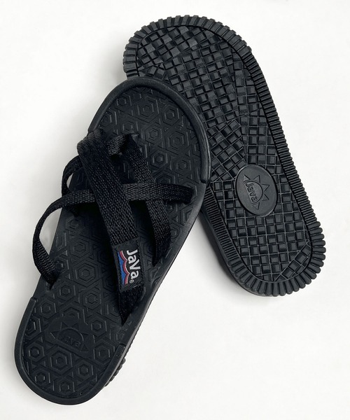 《JaVaジャバコラボ》クロスストラップサンダル