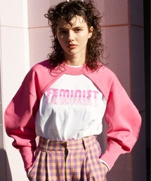 MAISON SPECIAL | エンブロイダリーＦｅｍｉｎｉｓｔロングスリーブＴシャツ【MAISON SPECIAL/メゾンスペシャル】(Tシャツ/カットソー)