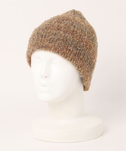 ALAND(エーランド)の「【UNISEX】3.3Field Trip/MIXカラービーニー 2182129(ニットキャップ/ビーニー・レディース・ブルー/ブラウン/グレー・FREE)」の1枚目の写真