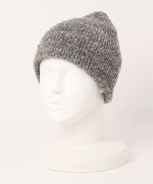 ALAND(エーランド)の「【UNISEX】3.3Field Trip/MIXカラービーニー 2182129(ニットキャップ/ビーニー・レディース・ブルー/ブラウン/グレー・FREE)」の2枚目の写真